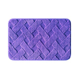 TH001 bathroom mat,TPR non-slip bottom carpet,machine washable floor mat