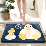 CARTOON BATHROOM RUG,TUFTED JACQUARD FLOOR MAT,CAT PRINT DOORMAT,TPR NON SLIP CARPET,MACHINE WASHABLE