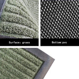 WELCOME  MAT,GRASS OUTDOOR CARPET,EASY TO CLEAN DOORMAT,RUBBER MAT