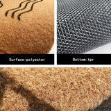 COIR DOORMAT,ARTIFICIAL COCOUNT MAT,EASY TO CLEAN OUTDOOR MAT,PRINTED DOOR CARPET