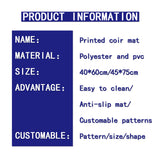 PRINTED MAT OUTDOOR MAT DURABLE CUSTOMABLE MAT