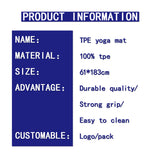 YOGA MAT,6MM THICK PRO YOGA MAT,ECO FRIENDLY NON SLIP FITNESS ECERCISE MAT,WORKOUT MAT FOR YOGA,PILATES AND FLOOR EXERCISES
