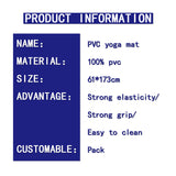 YOGA MAT,PILATES MATS,6MM PVC YOGA MATS,STRONG GRIP BOTTOM AND NON SLIP YOGA MAT,