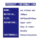 KITCHEN MATS NON-SLIP RUG  DURABLE KITCHEN RUGS SET CUSTOMABLE PATTERN