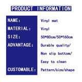 Vinyl Kitchen Mat,Floor Carpet,Easy to Clean,Non-Slip Bottom,Bathroom Mats