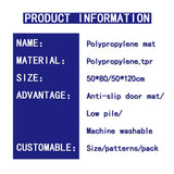 GEOMETRIC DOOR MAT,POLYPROPYLENE INDOOR CARPET,TPR BACK NON-SLIP RUGS,KITCHEM MAT RUGS,MACHINE WASHABLE