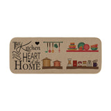 IMITATION LINEN KITCHEN MAT SET ,NON-SLIP DOOR MAT,CUSTOMABLE MAT