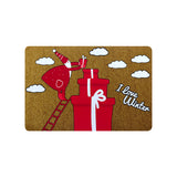 Christmas doormat,Outdoor carpet,Durable quality rug,Pvc non-slip bottom,Christmas style mats