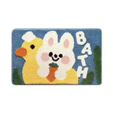 BATH MAT MICROFIBER MAT,SUPER SOFT RUG, ANTI-SLIP CARPET,CARTOON PATTERN MAT