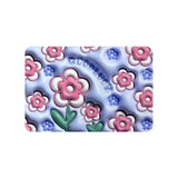 Absorbent bath mat,Bathroom rug,Non-slip bottom and soft surface,5D desgin bathroom carpet