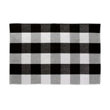 PLAID CHACK RUG,OUTDOOR MAT,WASHABLE WOVEN FRONT PROCH DECOR OUTDOOR INDOOR WELCOME MARS