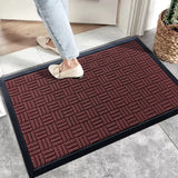 Paillasson d'extérieur, paillasson d'entrée, tapis en caoutchouc, facile à nettoyer