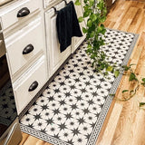 Vinyl Kitchen Mat,Floor Carpet,Easy to Clean,Non-Slip Bottom,Bathroom Mats