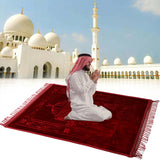 MUSLIM PRAYER MAT,SUPER SOFT PRAYER CARPET,PRAYING RUG,RAMADAN OR EID GIFT