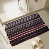 Hand-woven floor mats,Bathroom mat or kitchen mat,Easy to clean,Eco-friendly floor mats