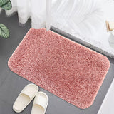 BATHROOM RUG BATH MAT PLUSH MICROFIBER SHAGGY NON SLIP SOFT SHOWER RUG,WATER ABSORBENT BATH MAT,MACHINE WASHABLE