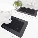 BATHROOM TOILET RUGS,ULTRA THIN WASHABLE TOILET RUGS SET FOR BATHROOM 2PIECE,BATHROOM NON SLIP,EASY CLEAN RUBBER BACK RUGS