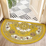 DONIER FLOOR MAT,SEMICIRCULAR DOORMAT,NON SLIP BACKING AND ABSORBENT RUGS