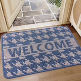 WELCOME DOOR RUG,NON-SLIP BOTTOM CARPET,DURABLE INDOOR ENTERDOOR RUG CARPET