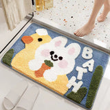 BATH MAT MICROFIBER MAT,SUPER SOFT RUG, ANTI-SLIP CARPET,CARTOON PATTERN MAT